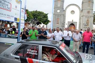 San Juan, escenario de la protocolaria ceremonia de salida del Rallye de Telde (Foto Francisco Javier Santana)